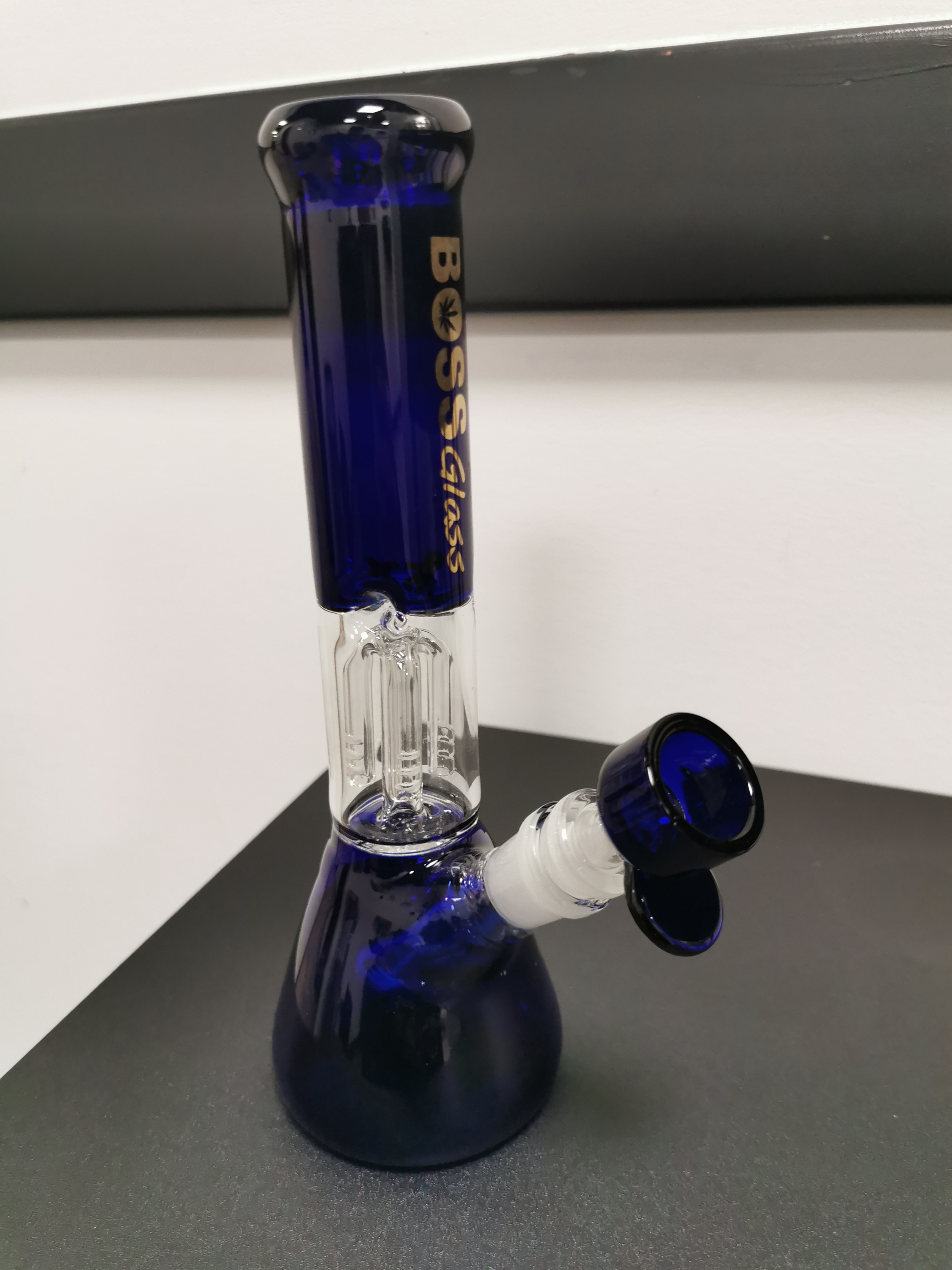 Boss Small Glass Bong - B2 Blue