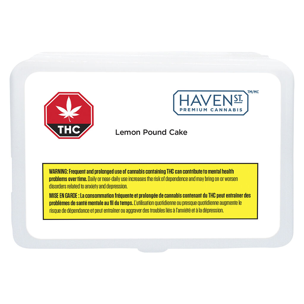 Haven St. Premium Cannabis - Lemon Pound Cake Pre-Rolls - Sativa - 7x0.5g