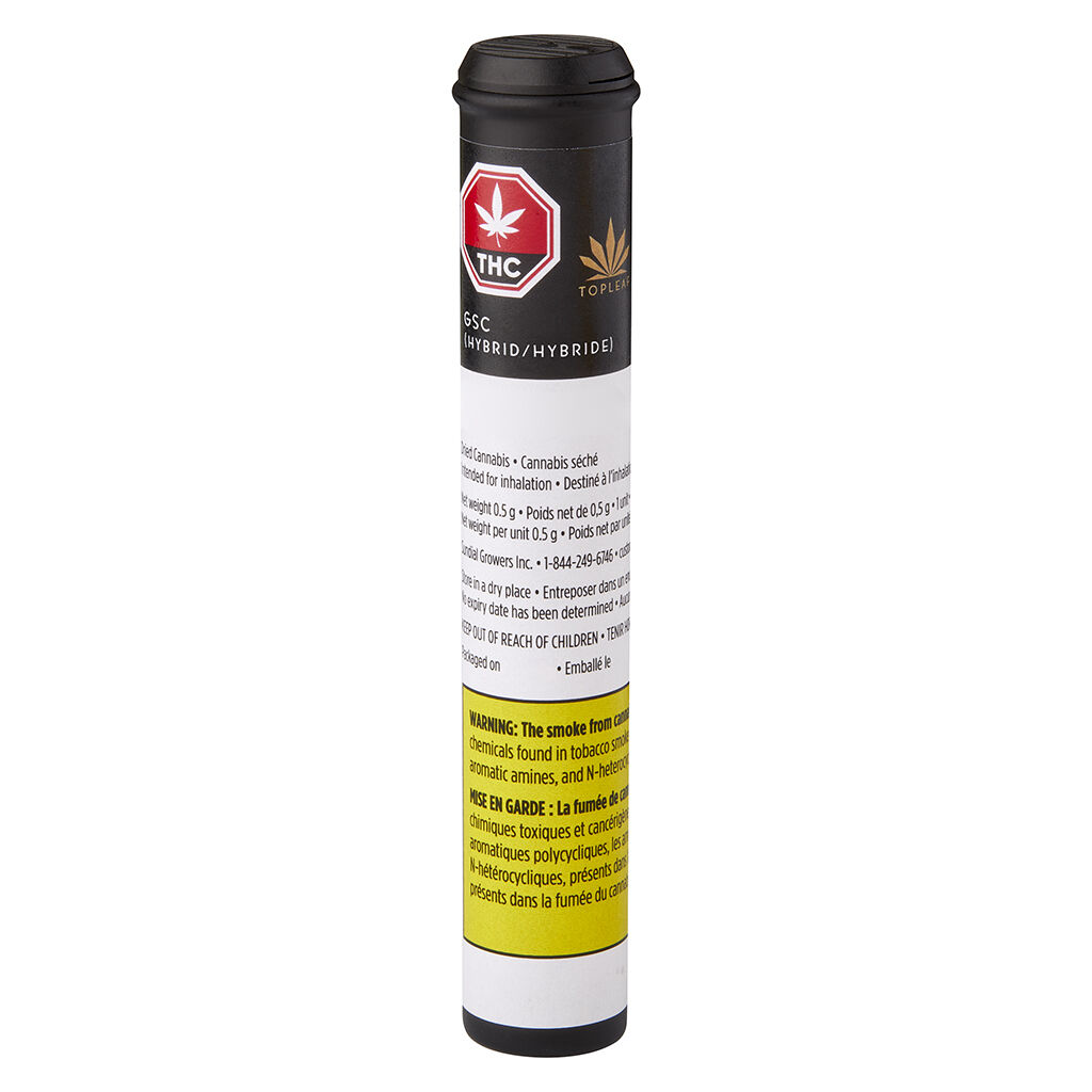 Top Leaf - GSC Pre-Roll Indica - 1x0.5g
