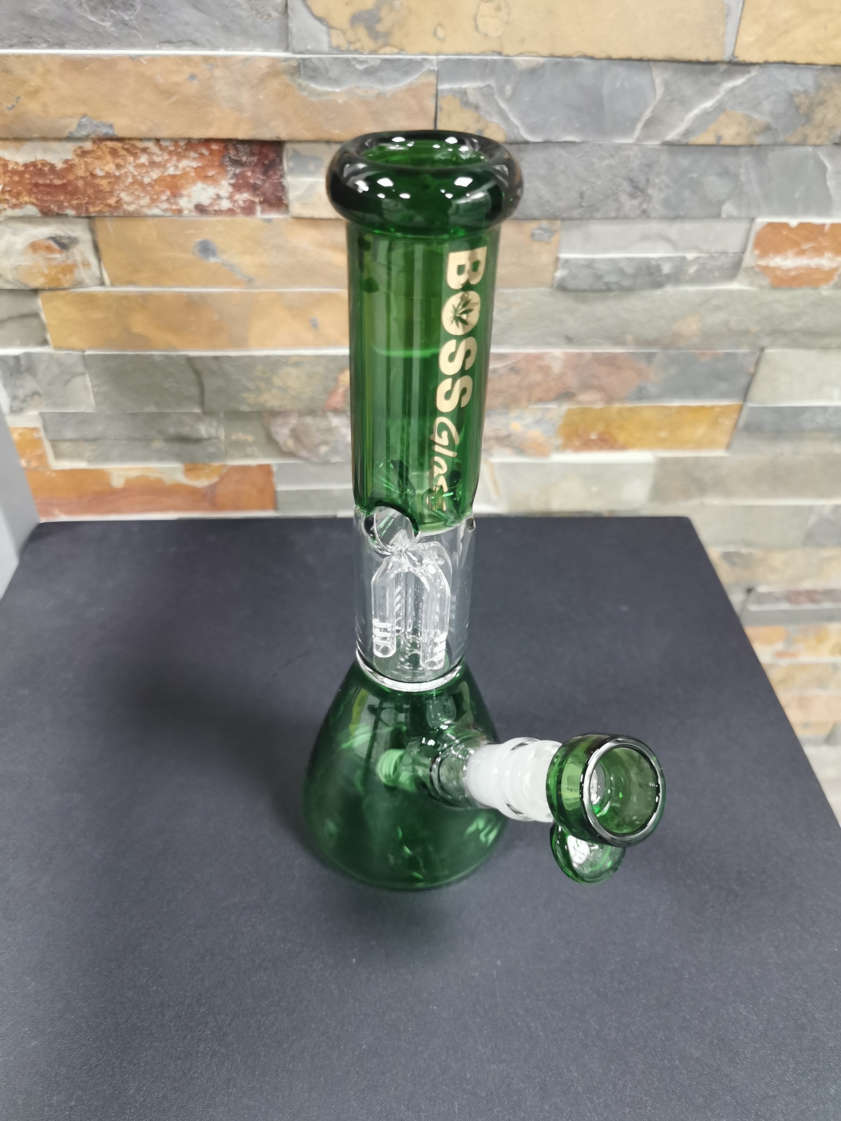 Boss Small Glass Bong - B2 Green