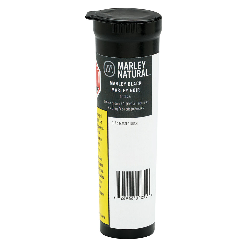 Marley Black - Master Kush Pre-Rolls - Indica - 3x0.5g