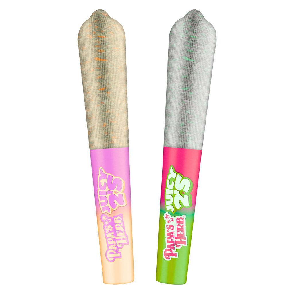 Papa's Herb - Juicy Two’s-Watermelon Sugr Hi & Blackberry Lemonade Infused - Hybrid - 2x0.5g