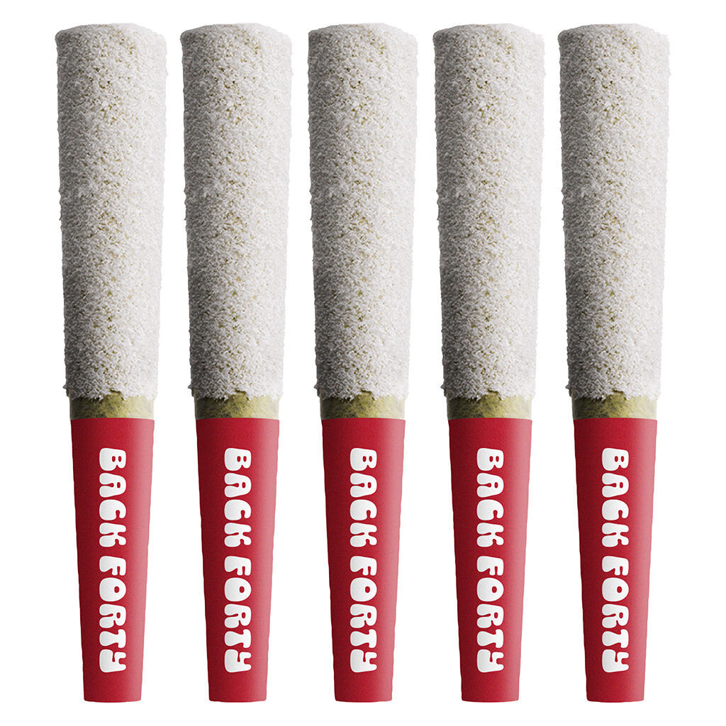 Back Forty - Frosted Icicles Infused Pre-roll - Sour Cherry - Indica - 5x0.5g