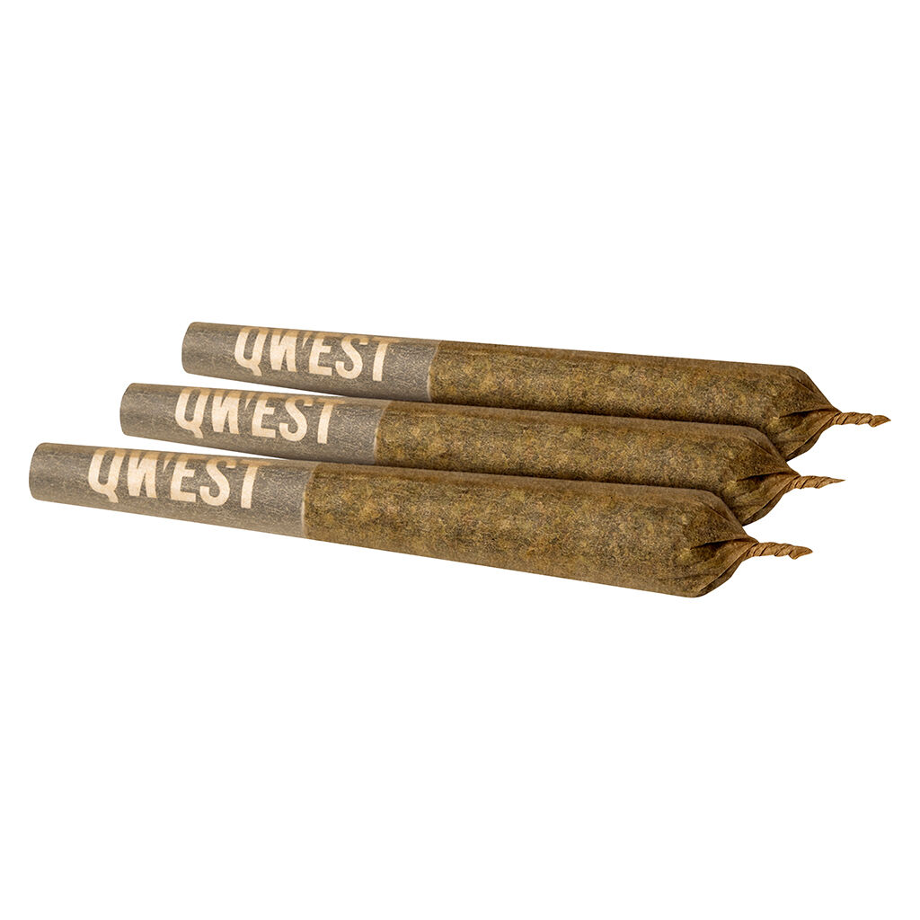 Qwest - Strawberry Cough Live Resin Infused Pre-Roll - Sativa - 3x0.5g