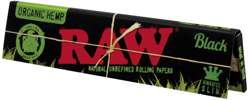 RAW - Organic Hemp - Black Kingsize Slim