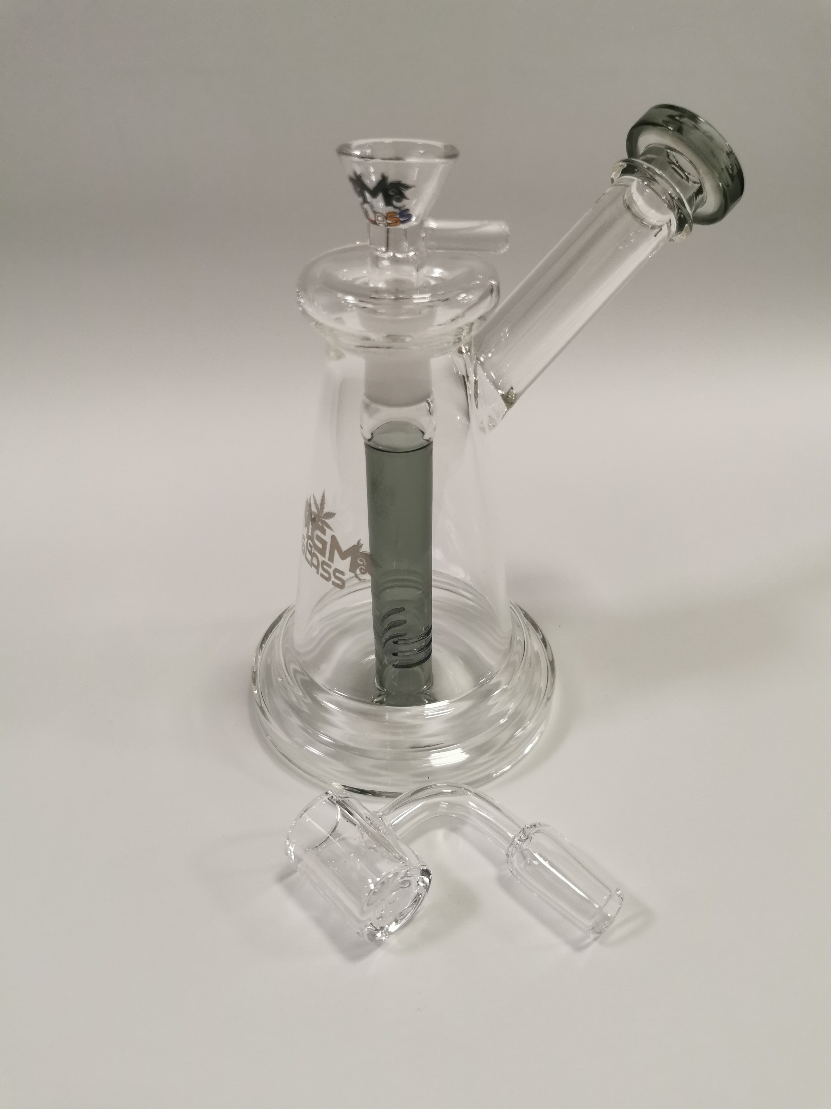MGM Pyramid Bongs - White