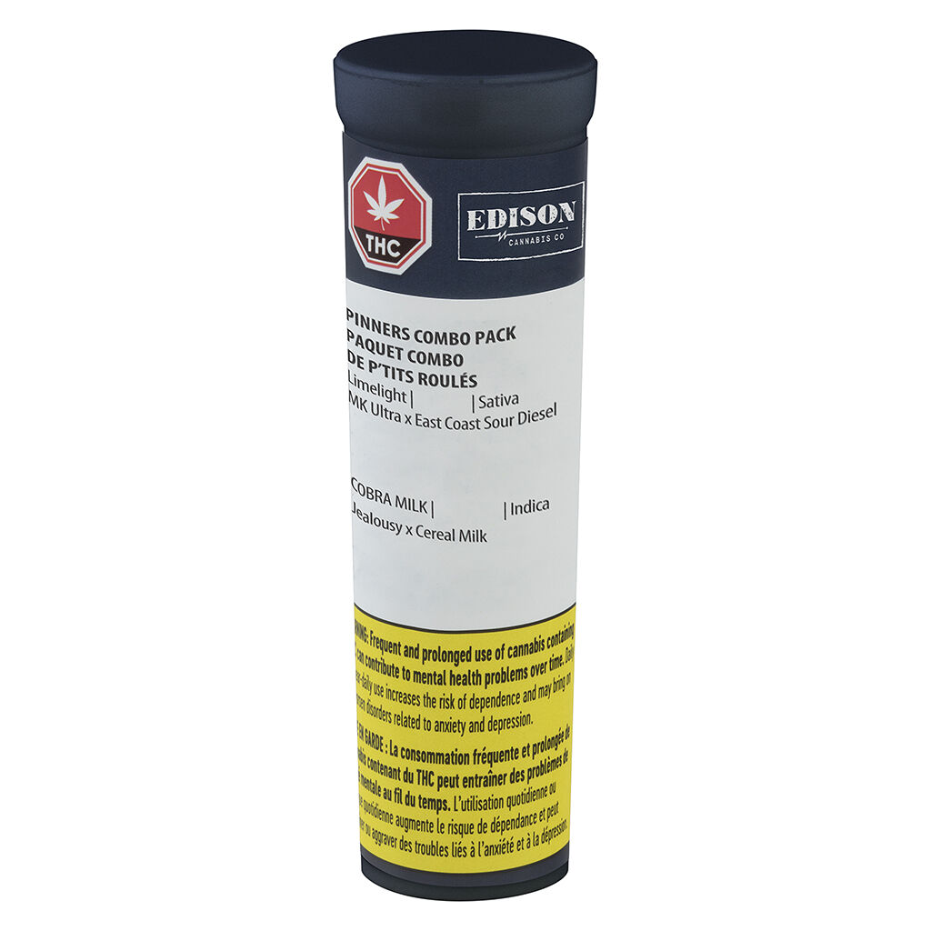 Edison Cannabis Co - Limelight + Cobra Milk Combo Pack Pre-Roll - Hybrid - 10x0.35g