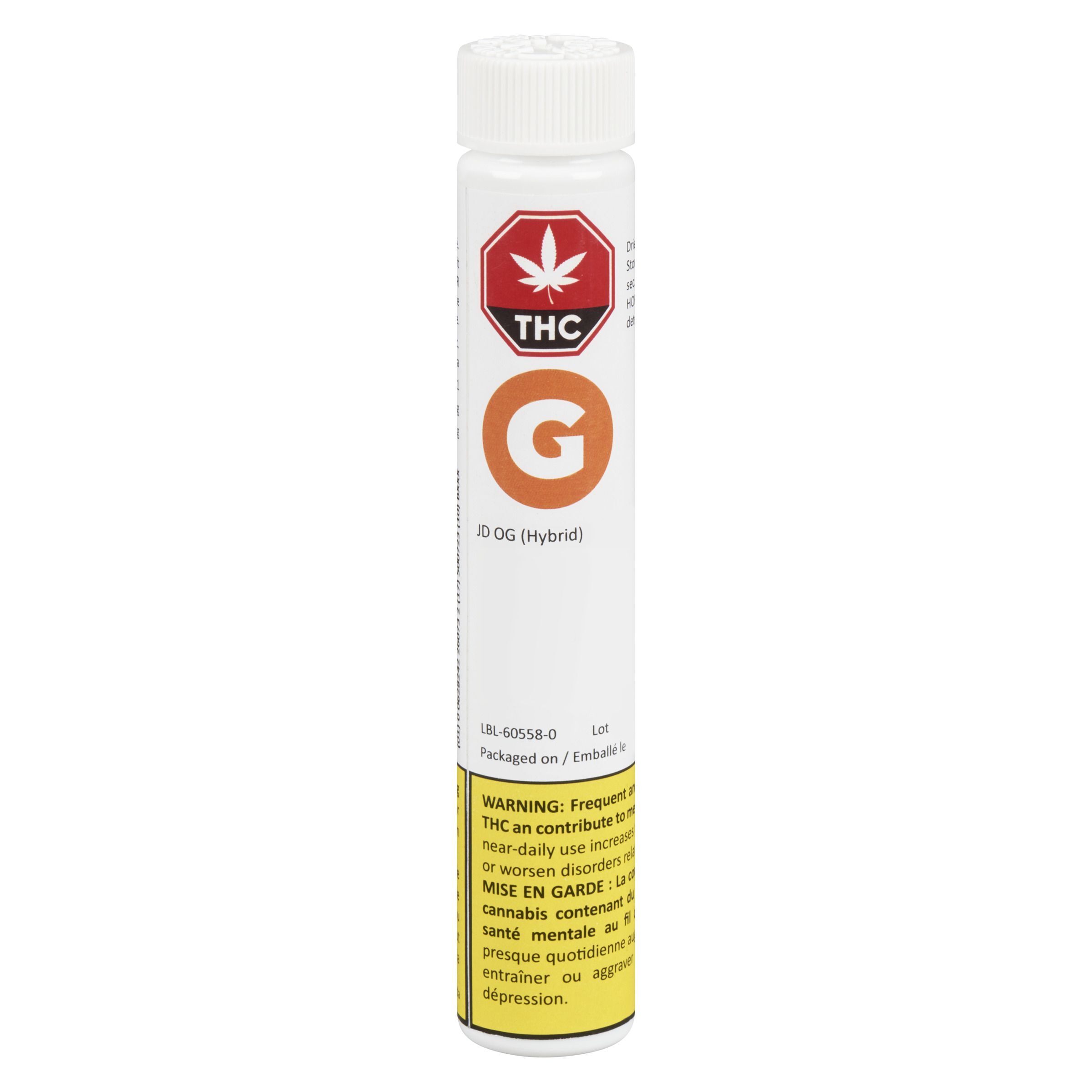 Gage Cannabis Co. - JD OG Pre-Roll Indica - 1x1g
