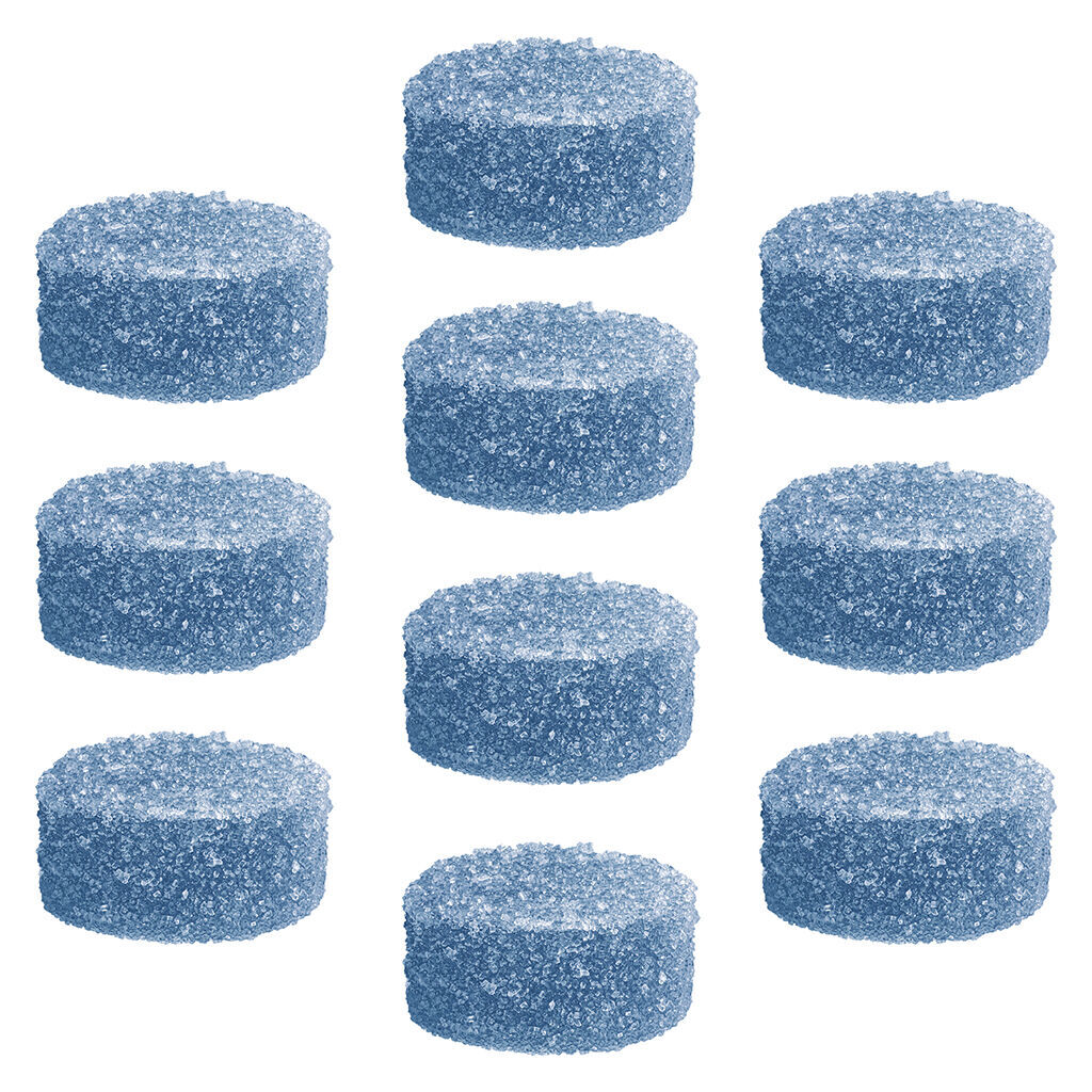 SHRED'ems - Blueberry Blaster Max10 Party Pack 100 THC:CBG Gummies - Sativa - 10x1 Pack