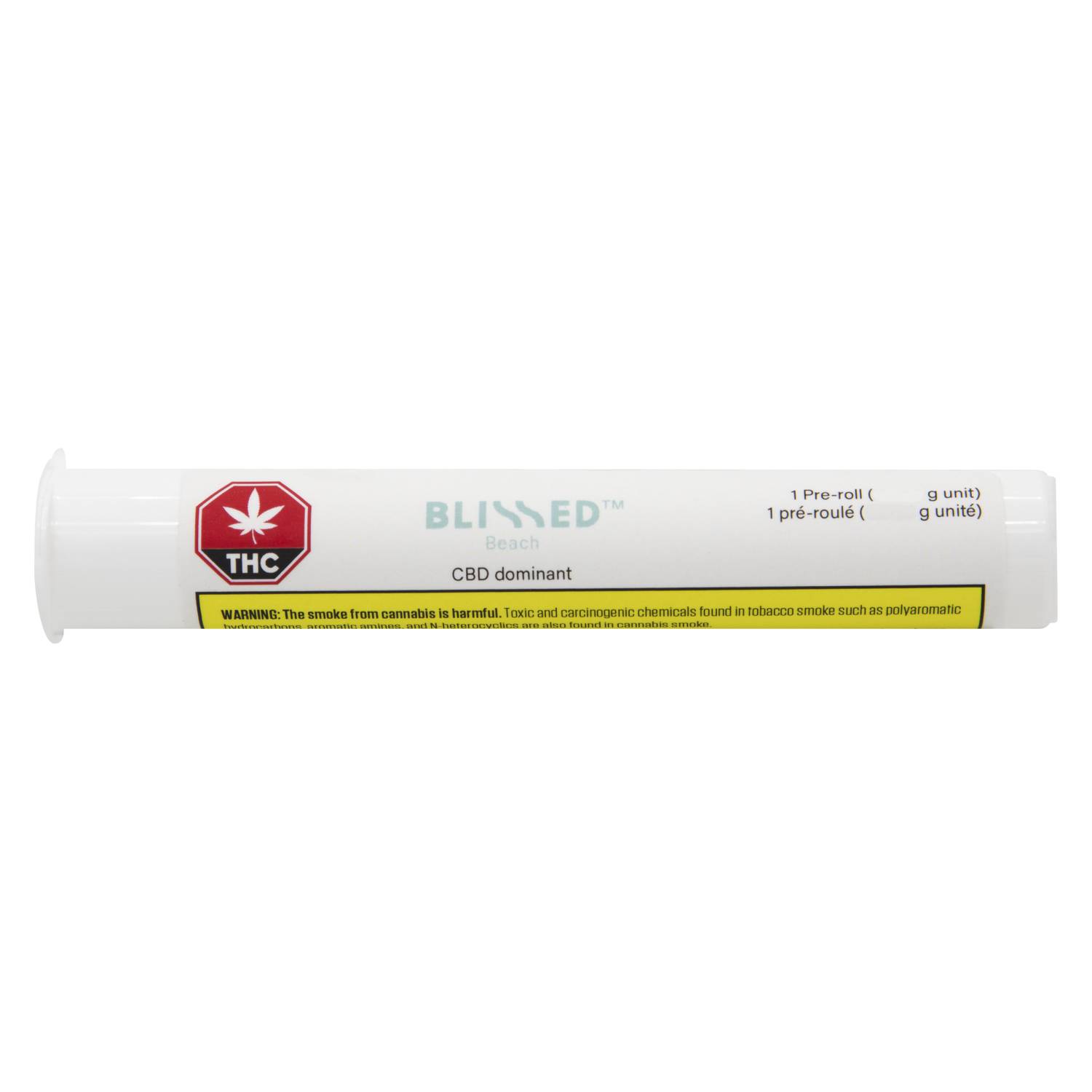 Blissed - Beach Pre-Roll Hybrid - 1x0.5g