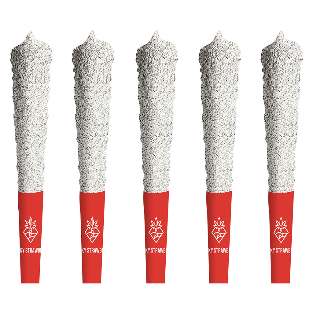Cabana Cannabis Co. - Sticky Strawberry Double Diamond Infused Pre-Roll - Sativa - 5x0.5g