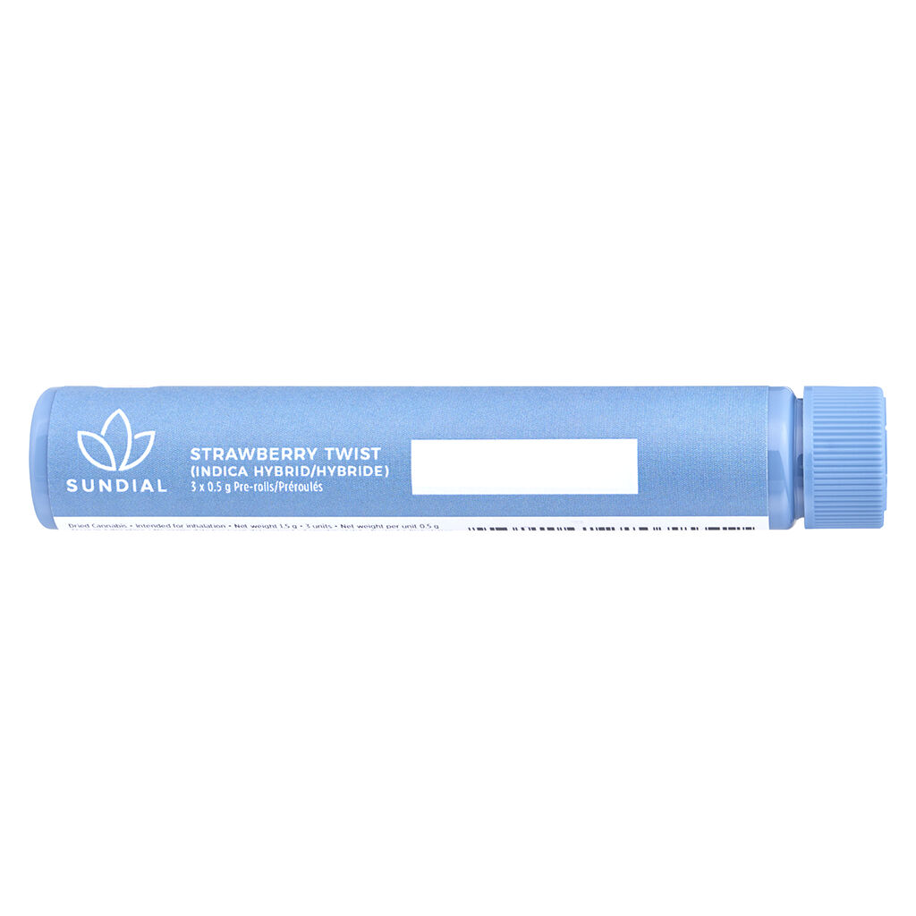Sundial - Strawberry Twist Pre-Roll Indica - 3x0.5g