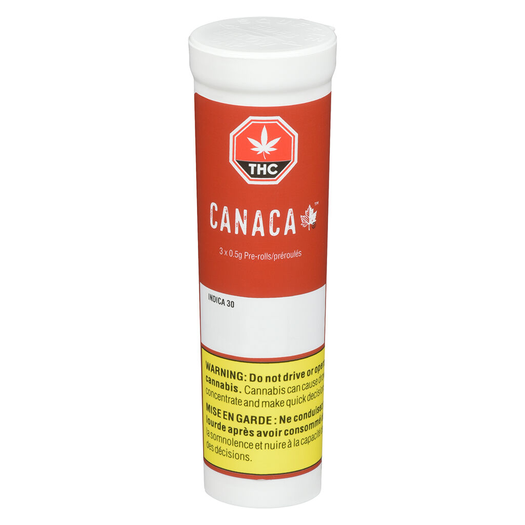 Canaca - Indica 30 Pre-Roll Indica - 3x0.5g