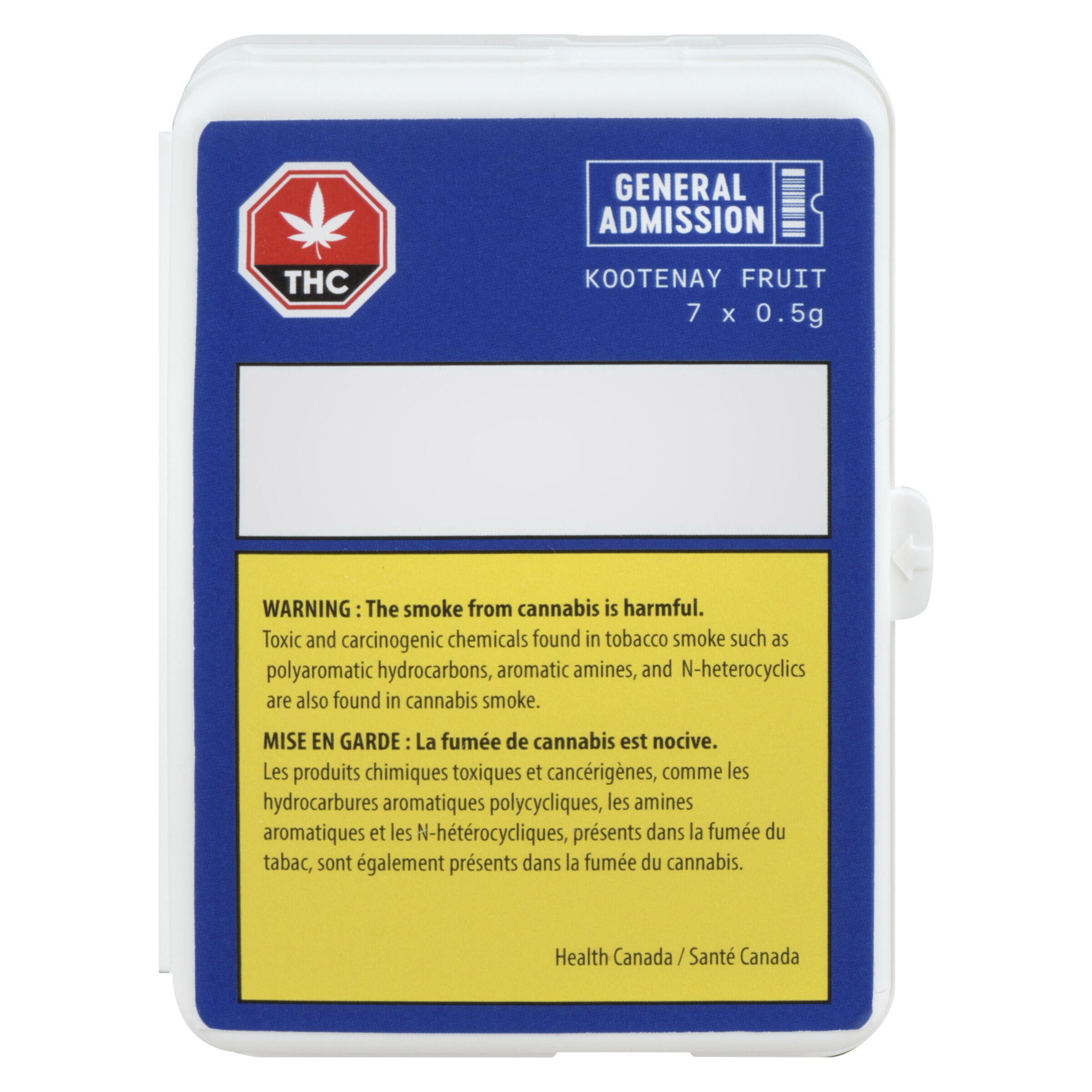 General Admission - Kootenay Fruit Pre-Roll - Indica - 7x0.5g