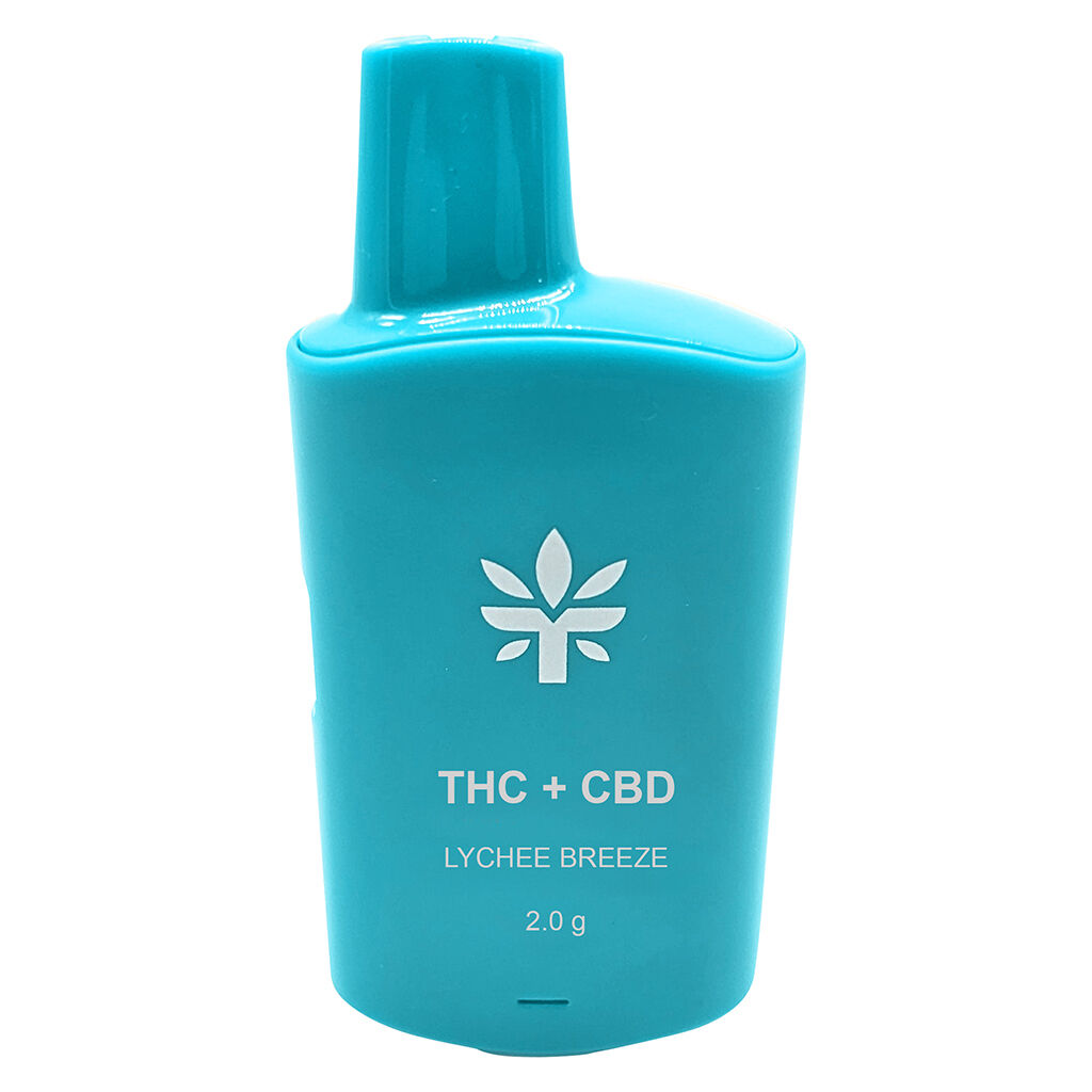 TYTAN Mega Effects - 3:2 THC:CBD Eaze AIO - Lychee Breeze - Hybrid - 2g