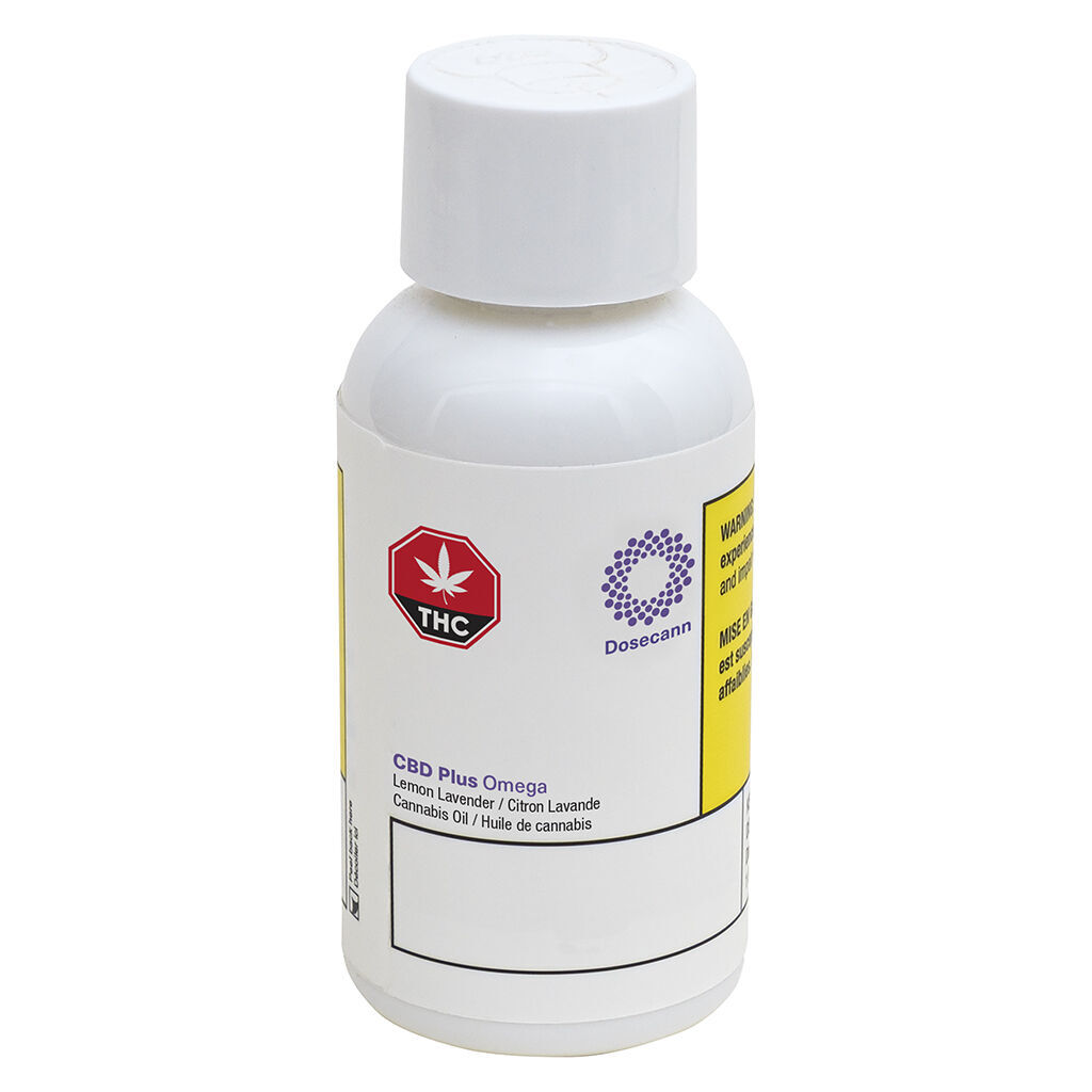 Dosecann - CBD Plus Omega Lemon Lavender Oil - Blend - 30ml