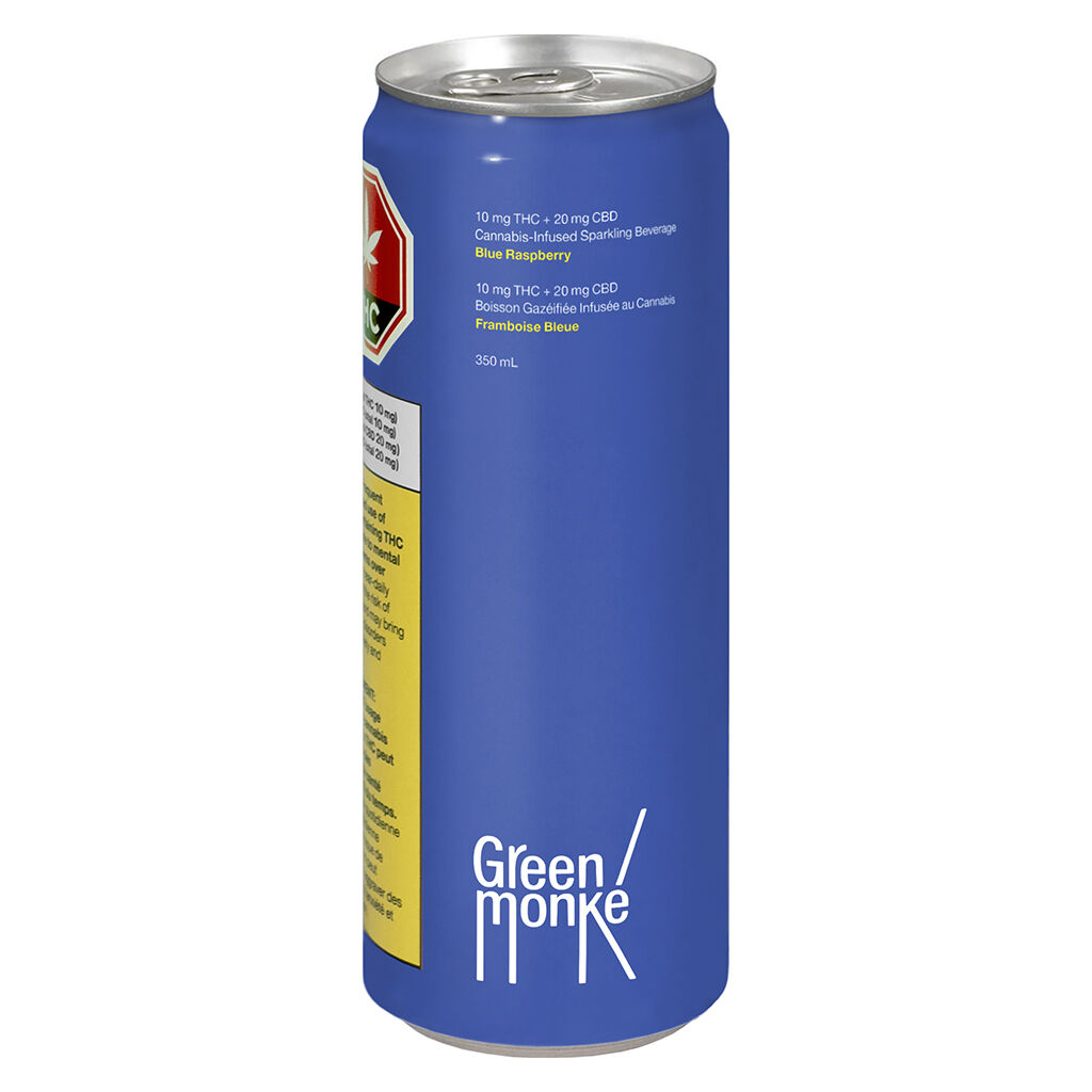 Green Monke - Blue Raspberry - Hybrid - 350ml