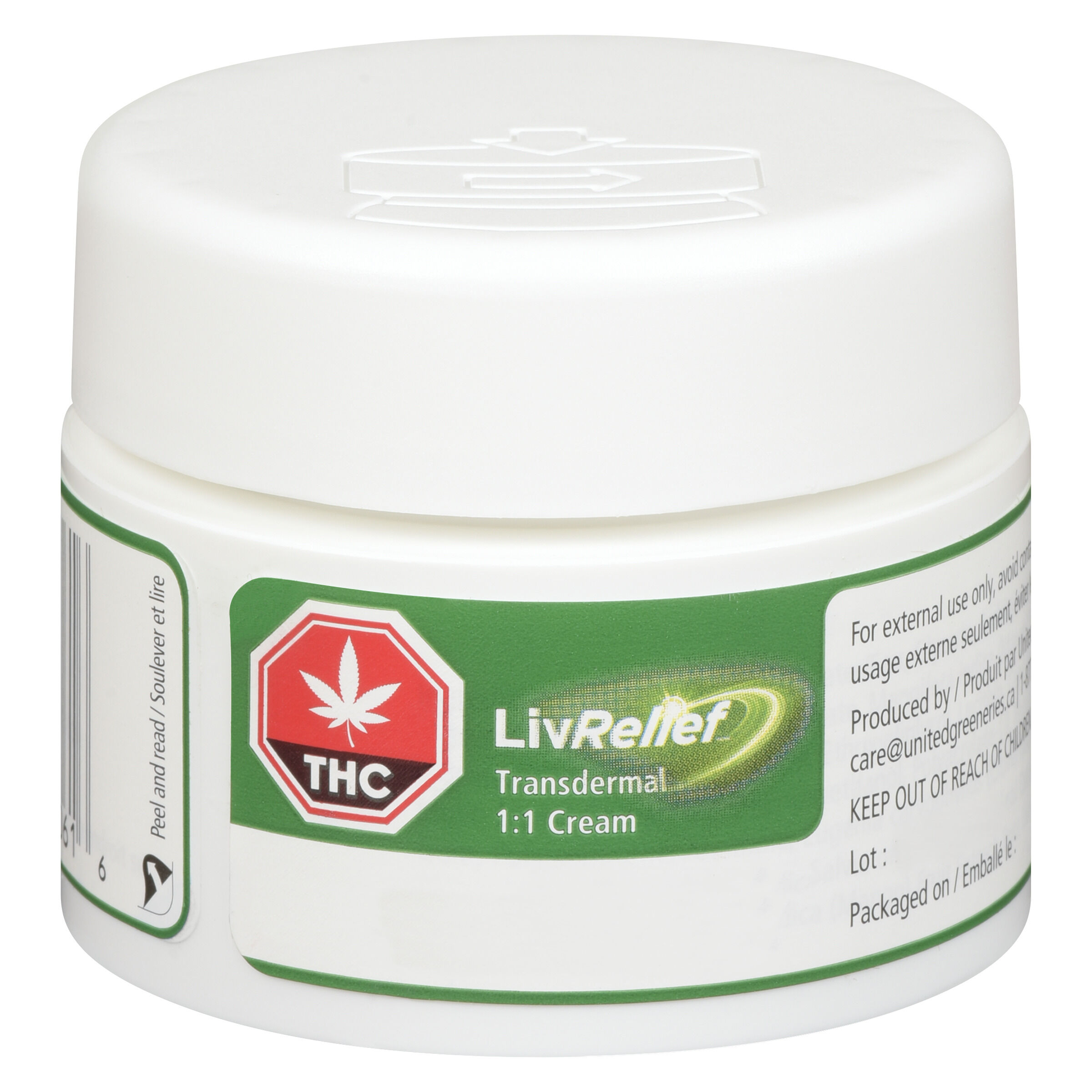 LivRelief - Transdermal 1:1 Cream Blend - 50g