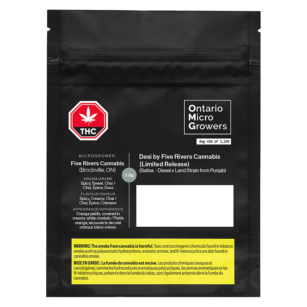 Ontario Micro Growers - Desi by Five Rivers Cannabis