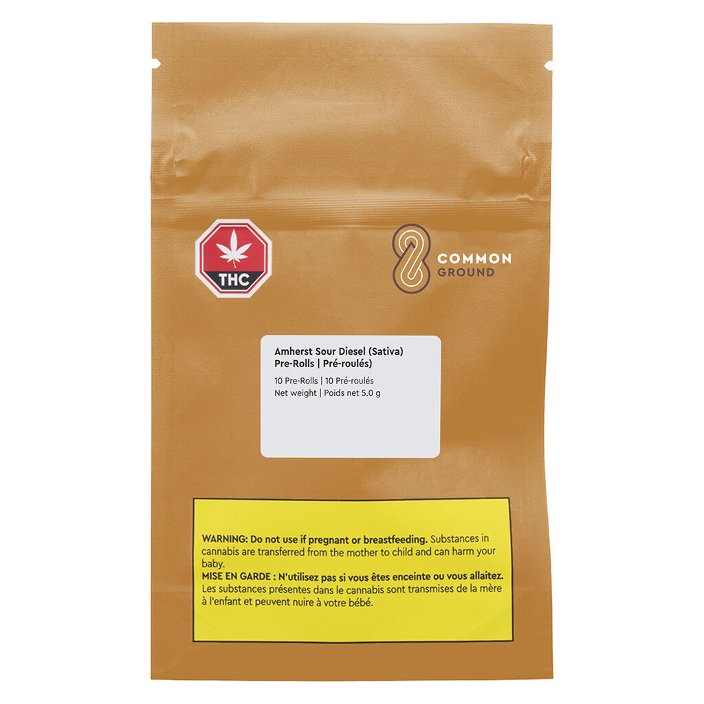 Common Ground - Amherst Sour Diesel Pre-Rolls - 10x0.5g