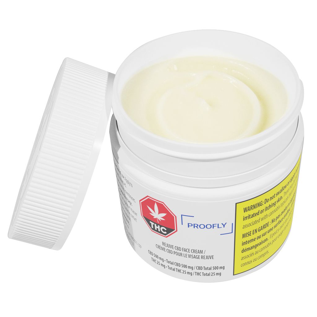 Proofly - Rejuve CBD Face Cream - Sativa - 25g