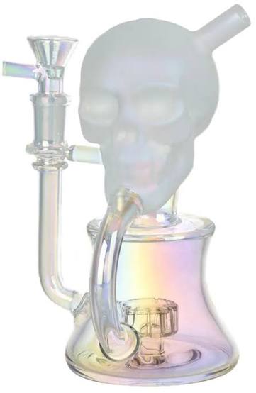 Skull Glass Bong Halloween SGBH Assorted Colors