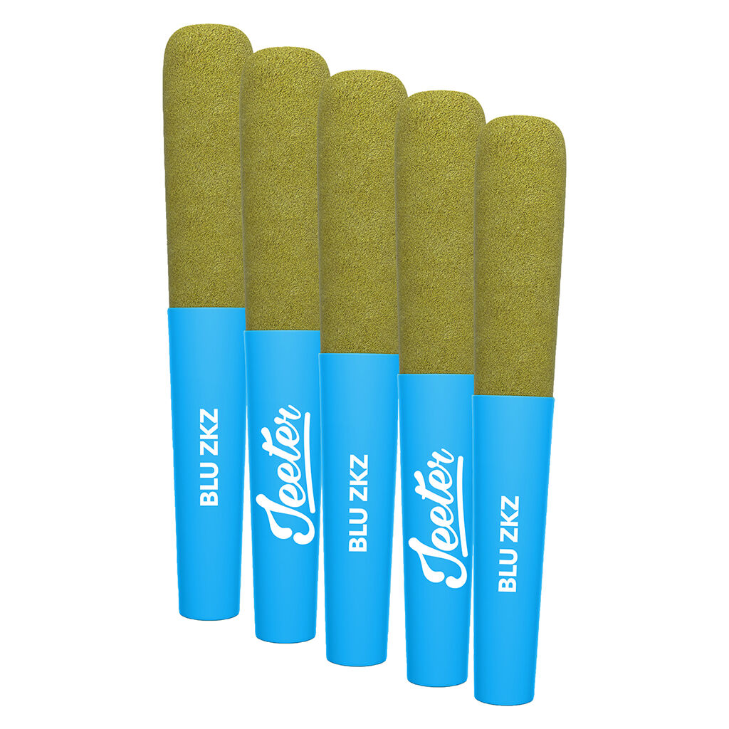 Jeeter - Baby Jeeter Infused Blue ZKZ Pre-Roll 5x0.5g - Jeeter - Baby Jeeter Infused Blue ZKZ Pre-Roll - Indica - 5x0.5g