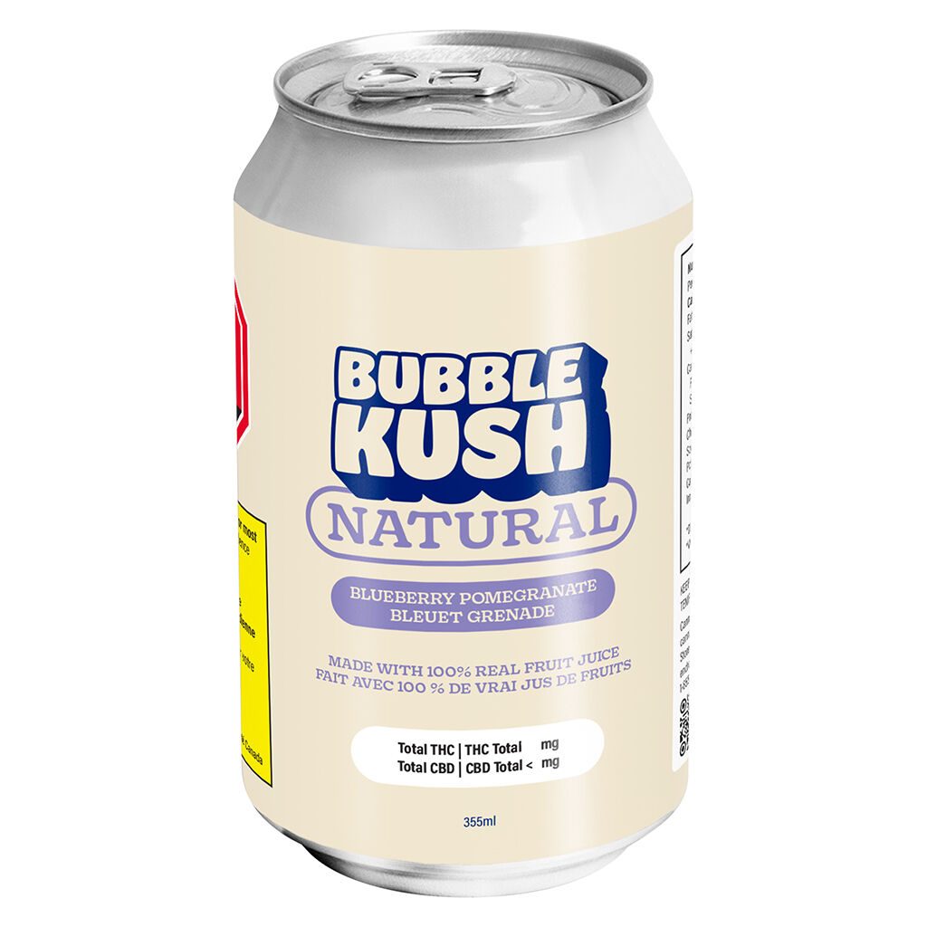 Bubble Kush - Natural - Blueberry Pomegranate - Hybrid - 355ml