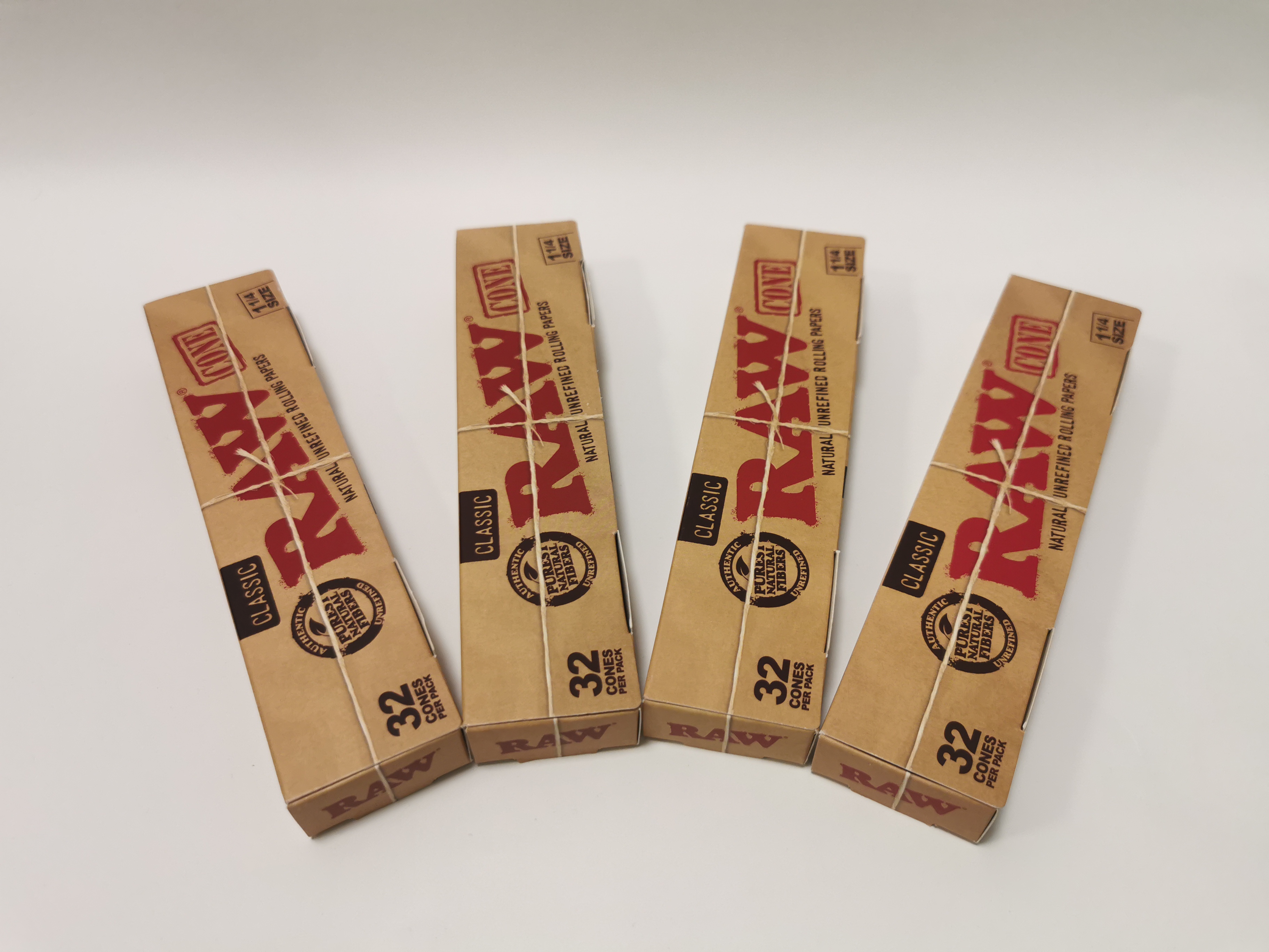 Raw Cones - Classic Natural Unrefined Cones 32pk