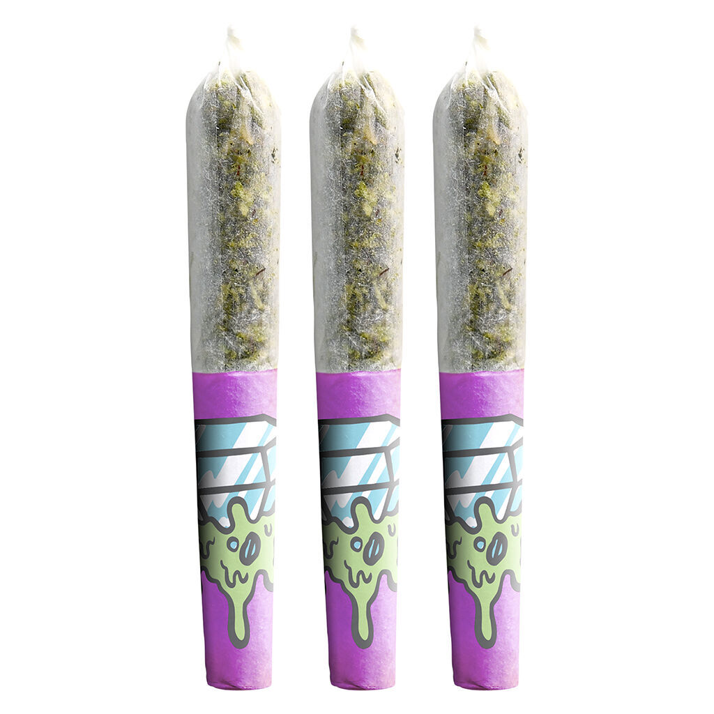 Rizzlers - Diamond Handz - Pearadise Dream Diamond Infused Pre-Roll - Indica - 3x0.45g