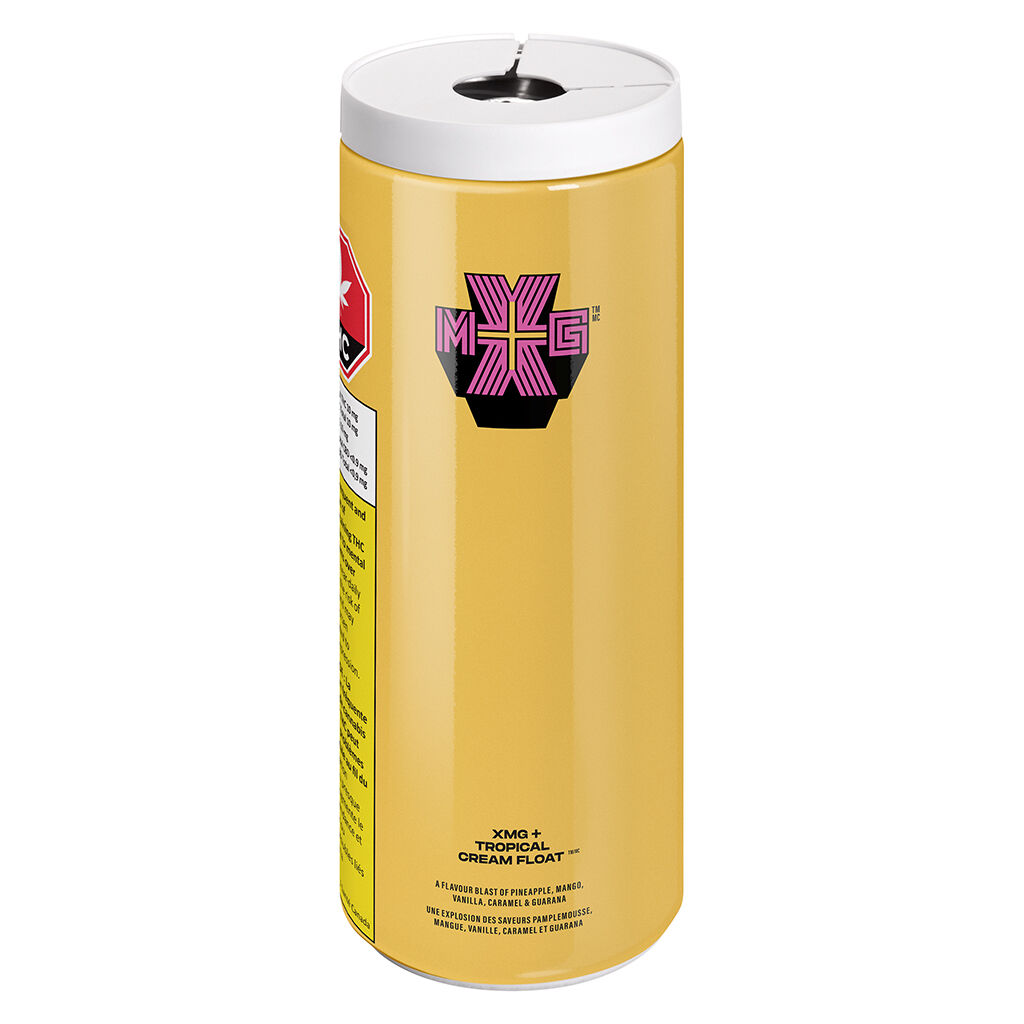 +XMG - Tropical Cream Float 10mg THC + 10mg CBG + Guarana - Hybrid - 355ml