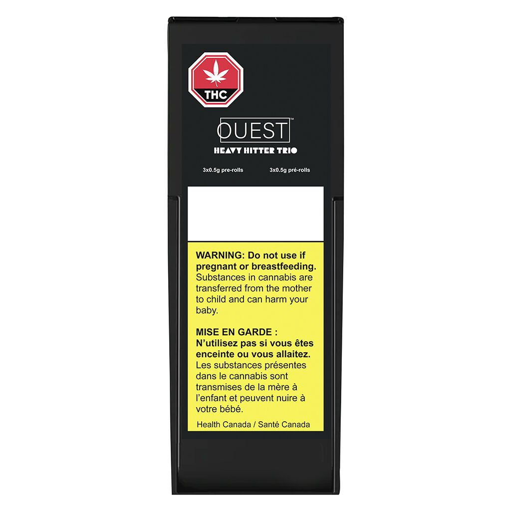 OUEST - Heavy Hitter Trio Pre-Roll - Blend - 3x0.5g