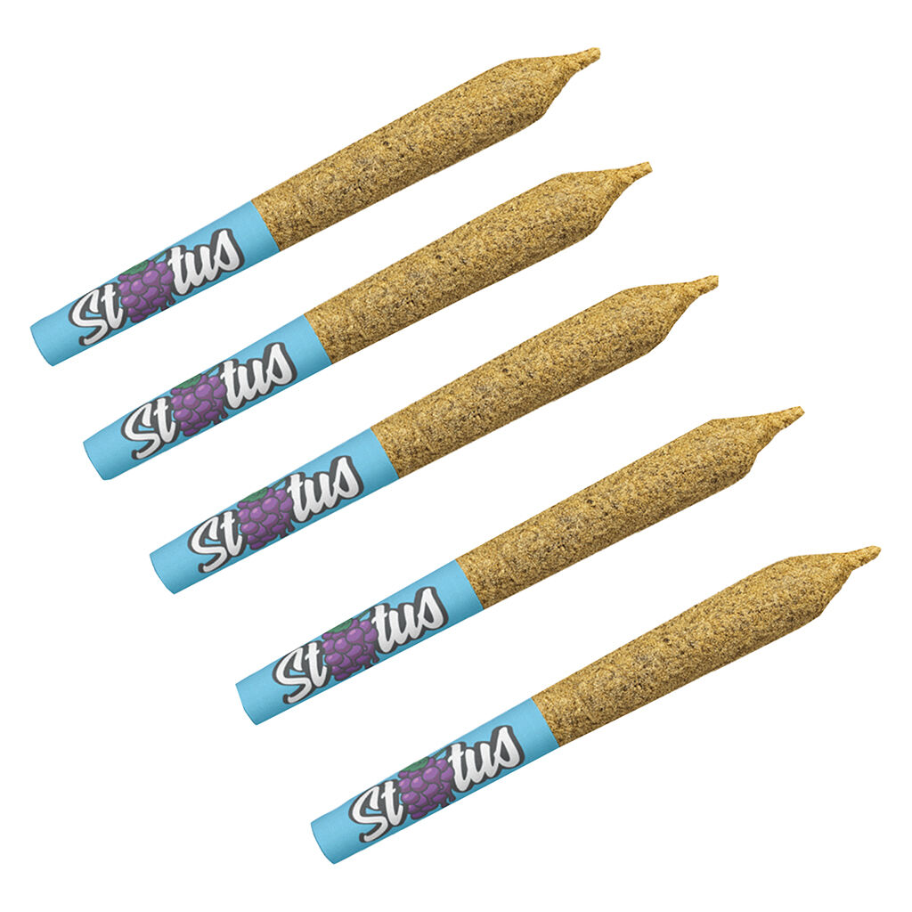Status - Cha-Ching Cherry Liquid Diamond Infused Kief Coated Pre-Roll - Hybrid - 5x0.25g
