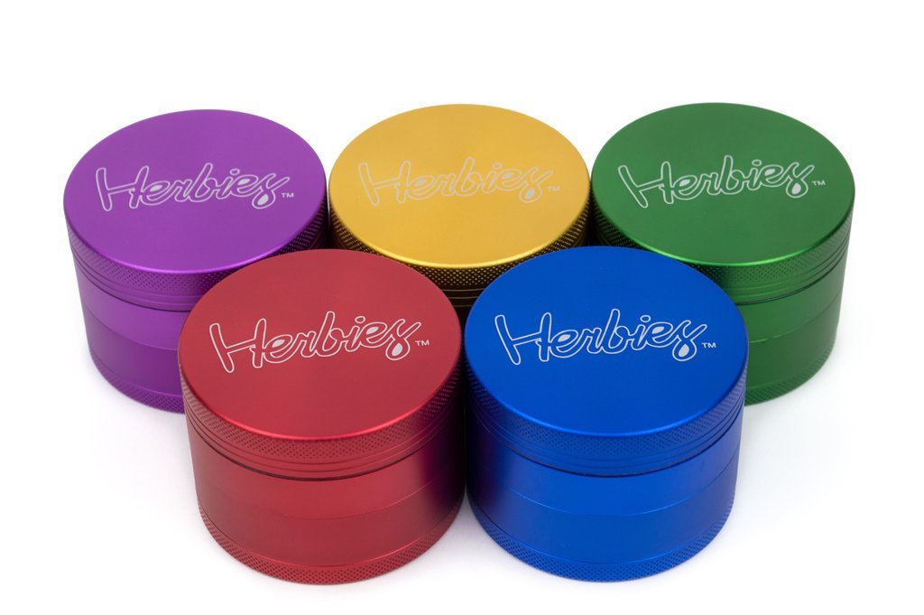Herbies - 4 Piece 2.5" Grinder - Multiple Colors