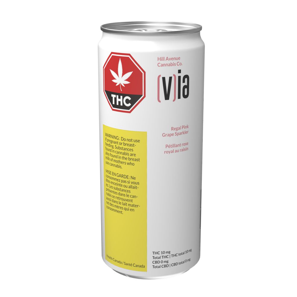 (V)ia - Regal Pink Grape Sparkler Blend - 1x355ml