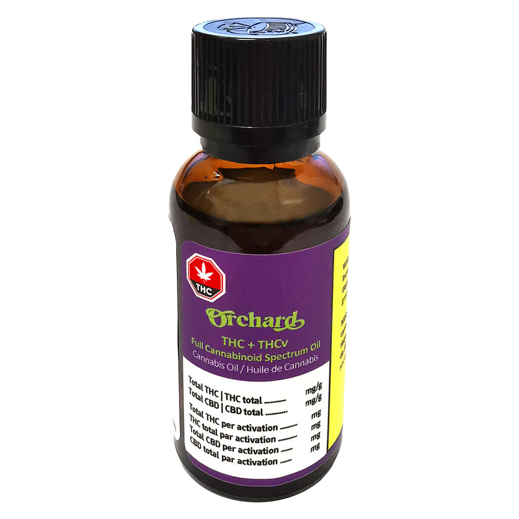 Orchard - THC+THCv Full Cannabinoid Spectrum Oil - Hybrid - 30ml