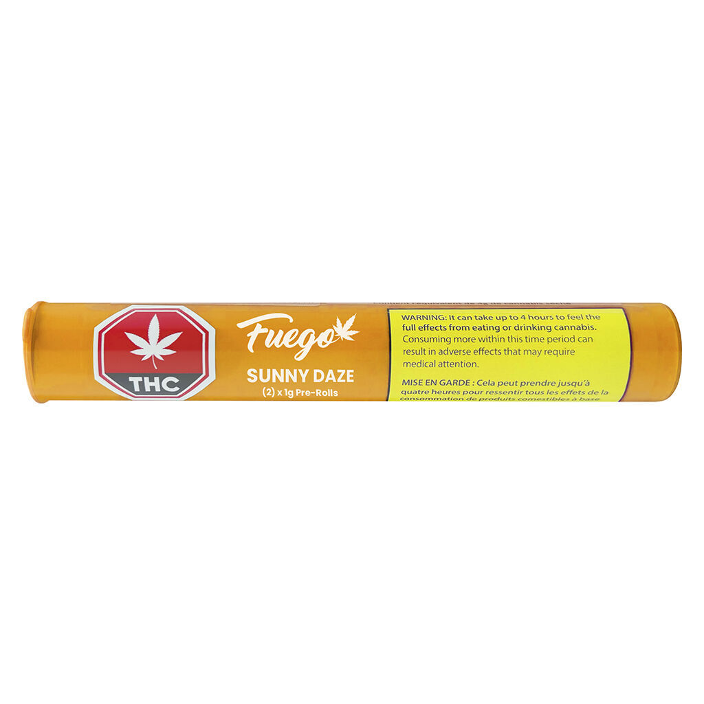 Fuego - Sunny Daze Pre-Roll 2x1g - Fuego - Sunny Daze Pre-Roll - Sativa - 2x1g
