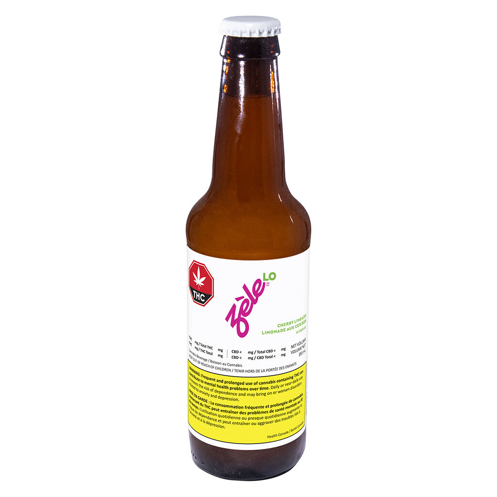 Zele LO - Cherry Limeade Hybrid Craft Soda - 355ml