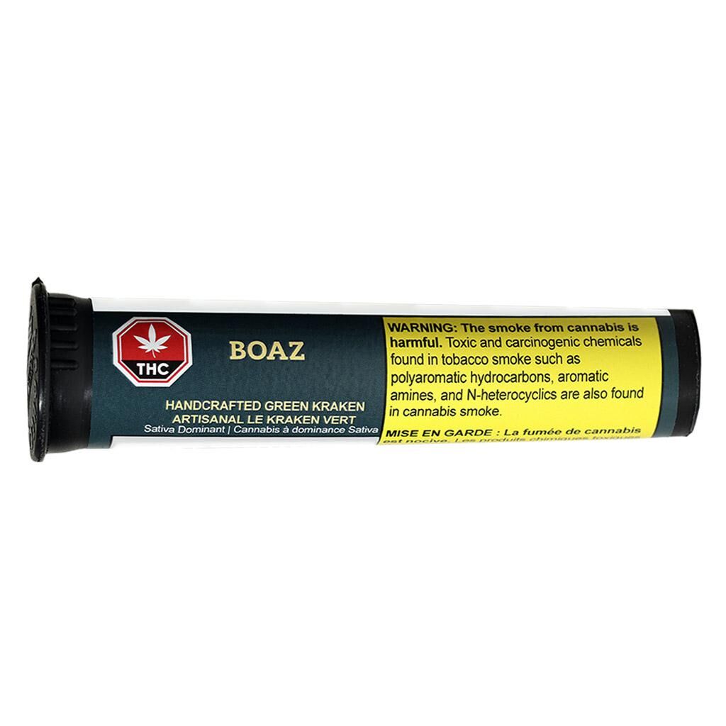 BOAZ - Handcrafted Green Kraken Pre-Roll Sativa - 3x0.5g