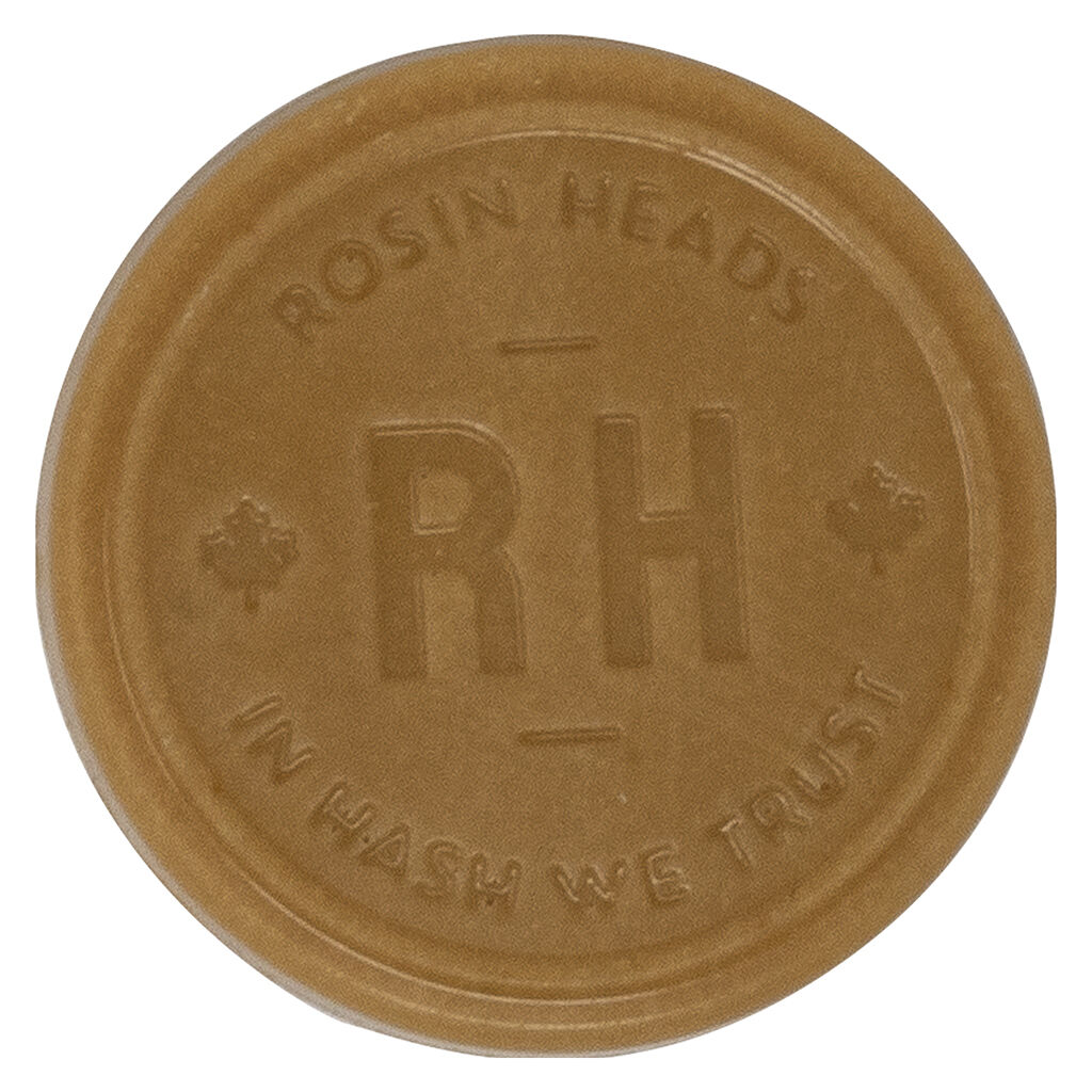 Rosin Heads - Hash Rosin Coins - Caramel Coffee Crunch - Hybrid - 1 Pack