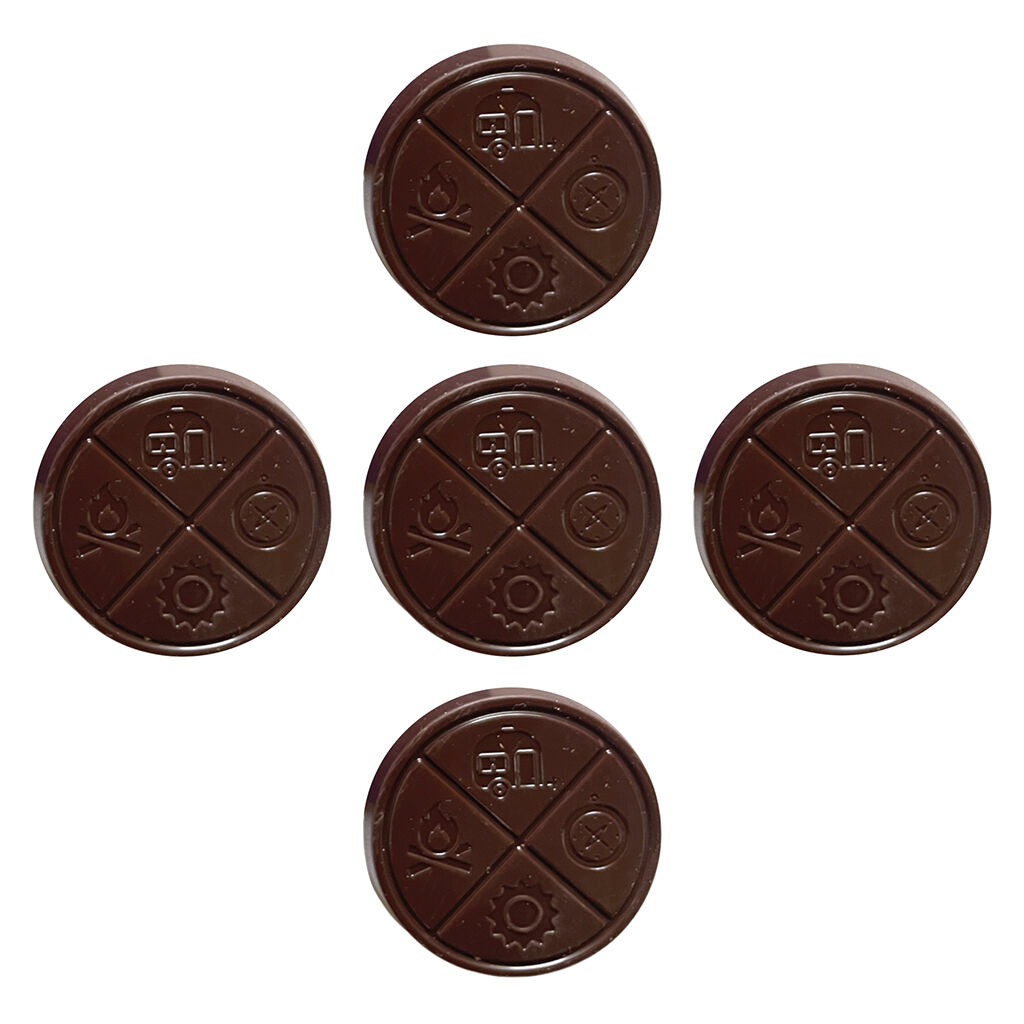 The Hazy Camper - Simply Dark Organic Chocolate THC - Indica - 5x1 Pack