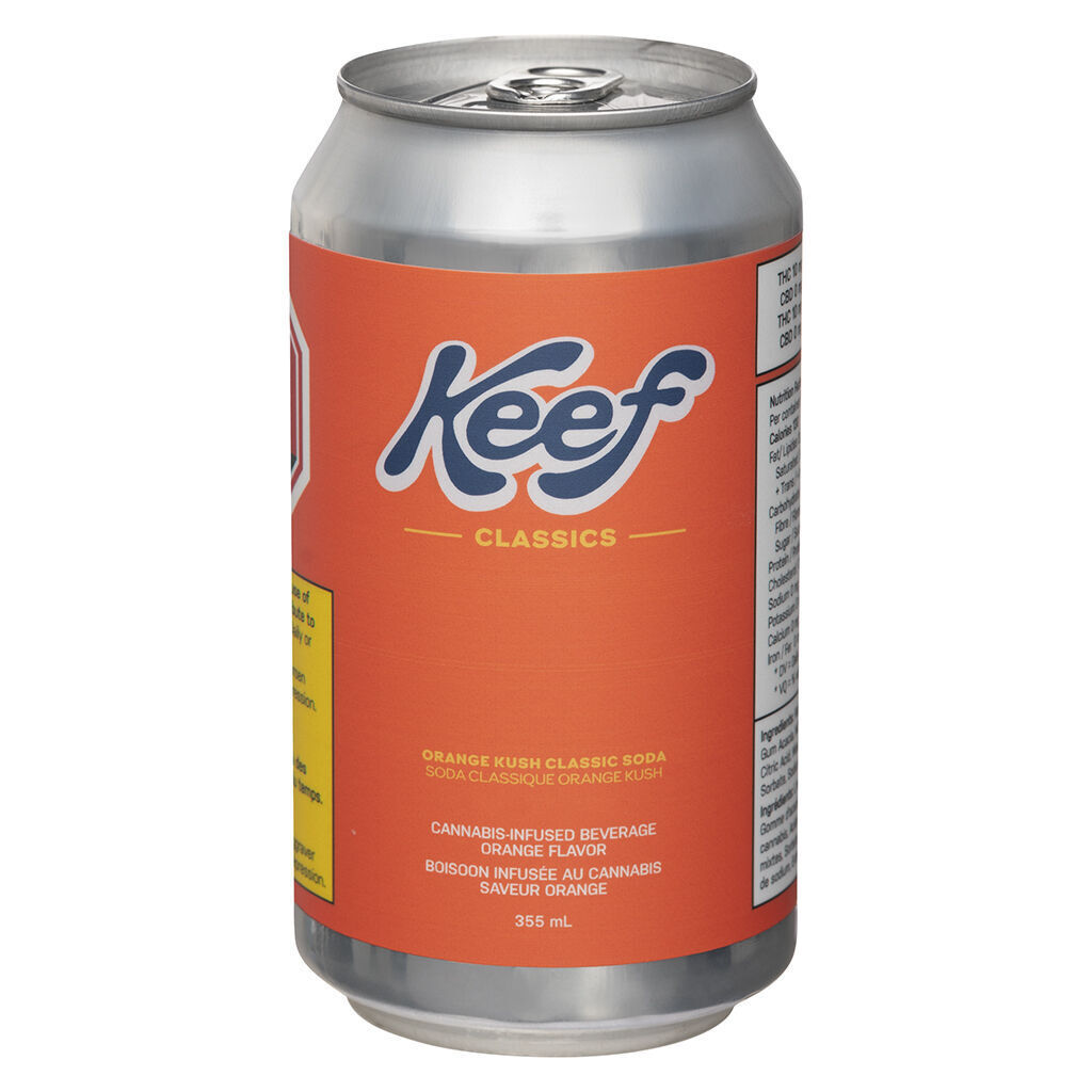 Keef Brands - Orange Kush Classic Soda - Hybrid - 320165 - 1x355ml