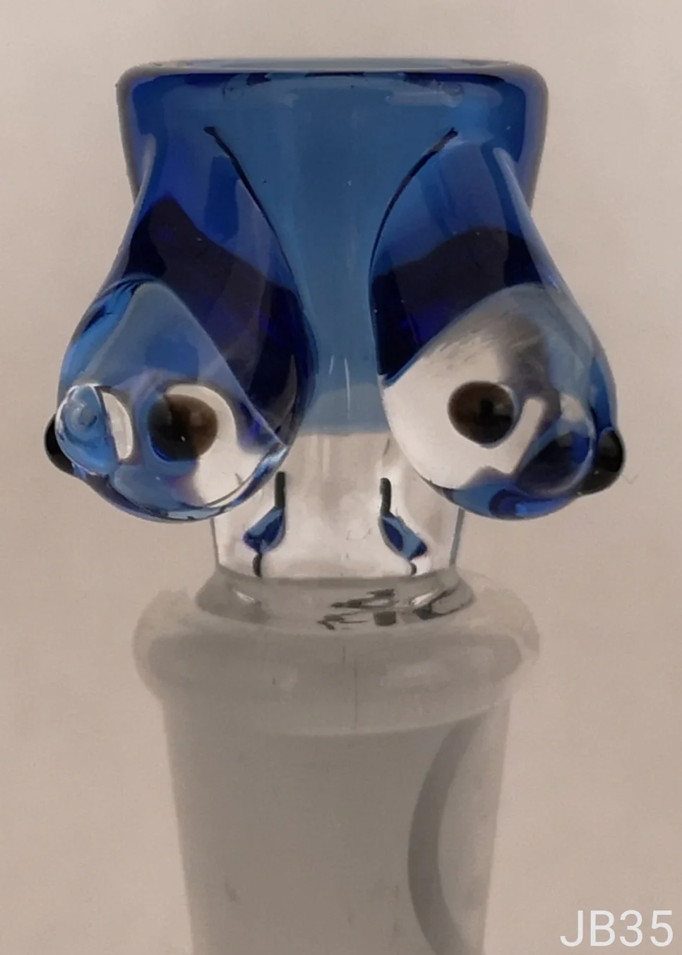 Benwa Glass - 14mm Boobies Bowl (1 Hole) JB35