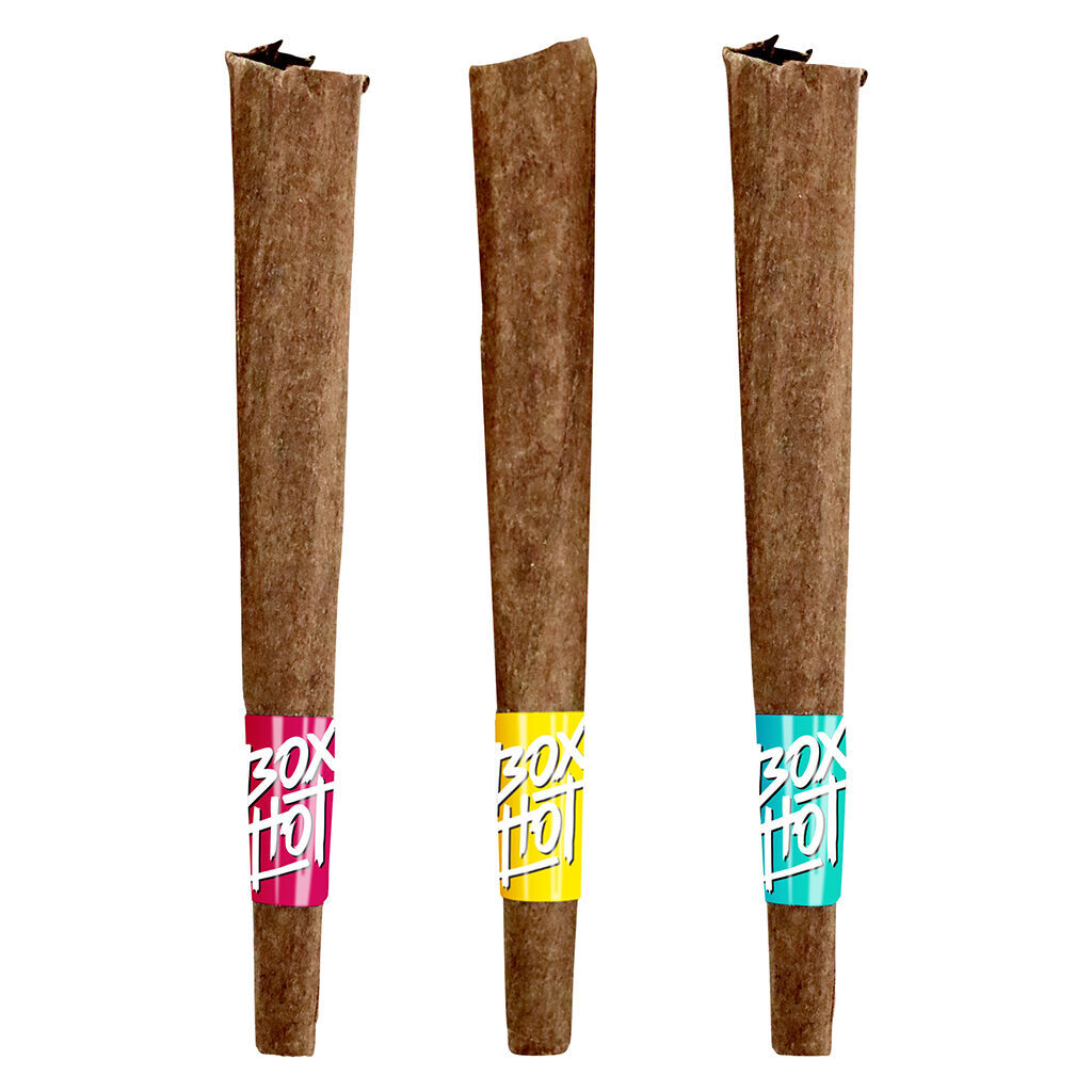 BOXHOT - Fatties Winter Edition Infused Blunt Variety Pack - Hybrid - 3x1g