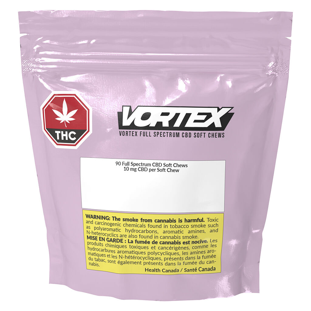 Vortex - Vortex Full Spectrum CBD Soft Chews - Hybrid - 90 pack