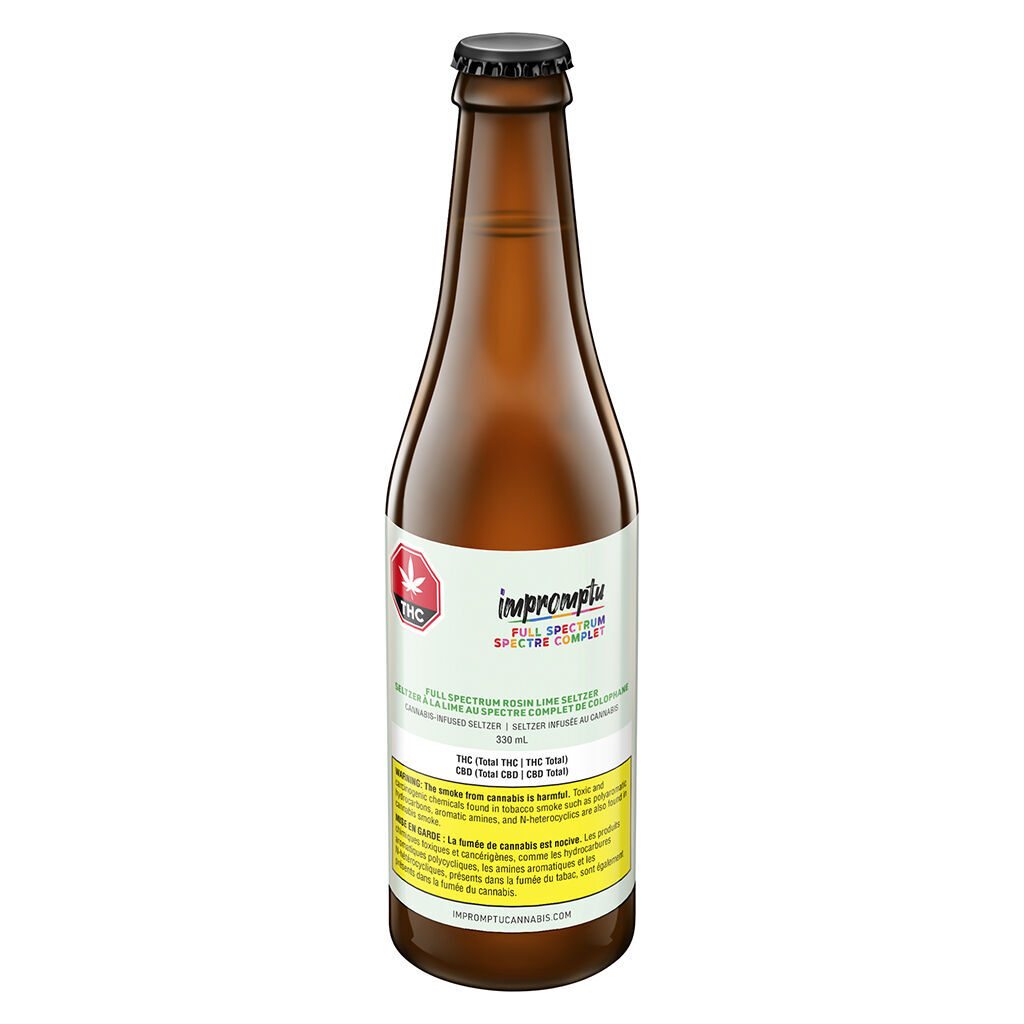 Impromptu - Full Spectrum Rosin Lime Seltzer - Hybrid - 330ml