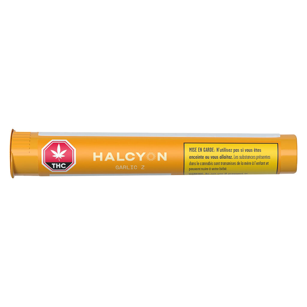 Halcyon - Garlic Z Pre-Rolls - Indica - 1x0.5g