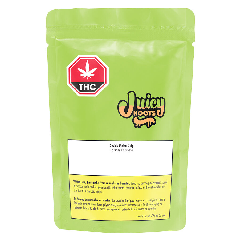 Juicy Hoots - Double Melon Gulp 510 Thread Cartridge - Indica - 1g