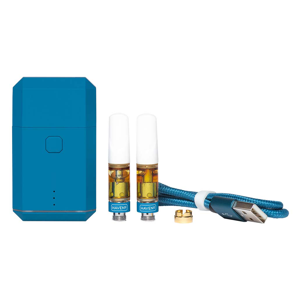 Haven St. Premium Cannabis - Watermelon Gush and Sour Mango 510 Thread Cartridge Starter - Blend - 2x0.5g