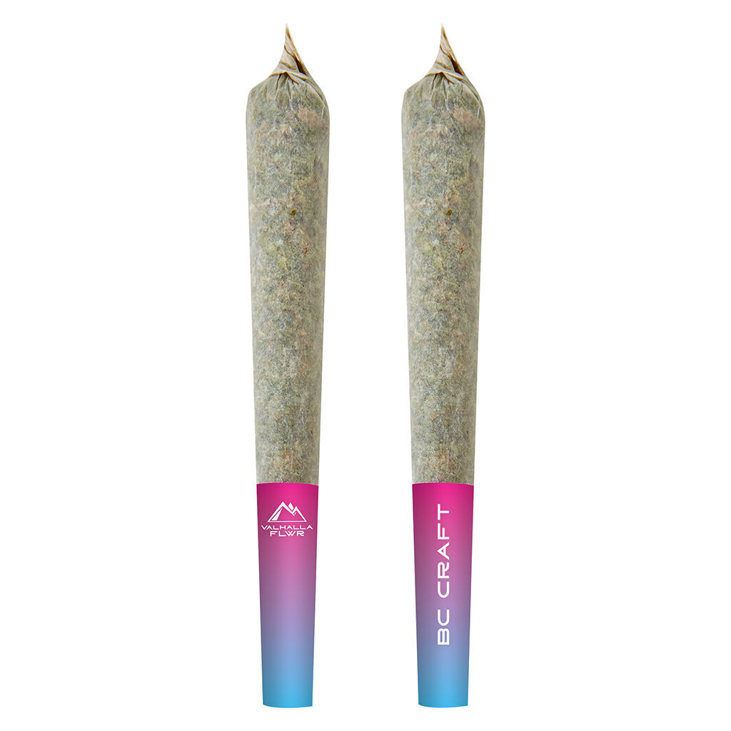 Valhalla Flwr - Diamond Blaze Cosmic Cherry Infused Pre-roll - Indica - 3x0.5g